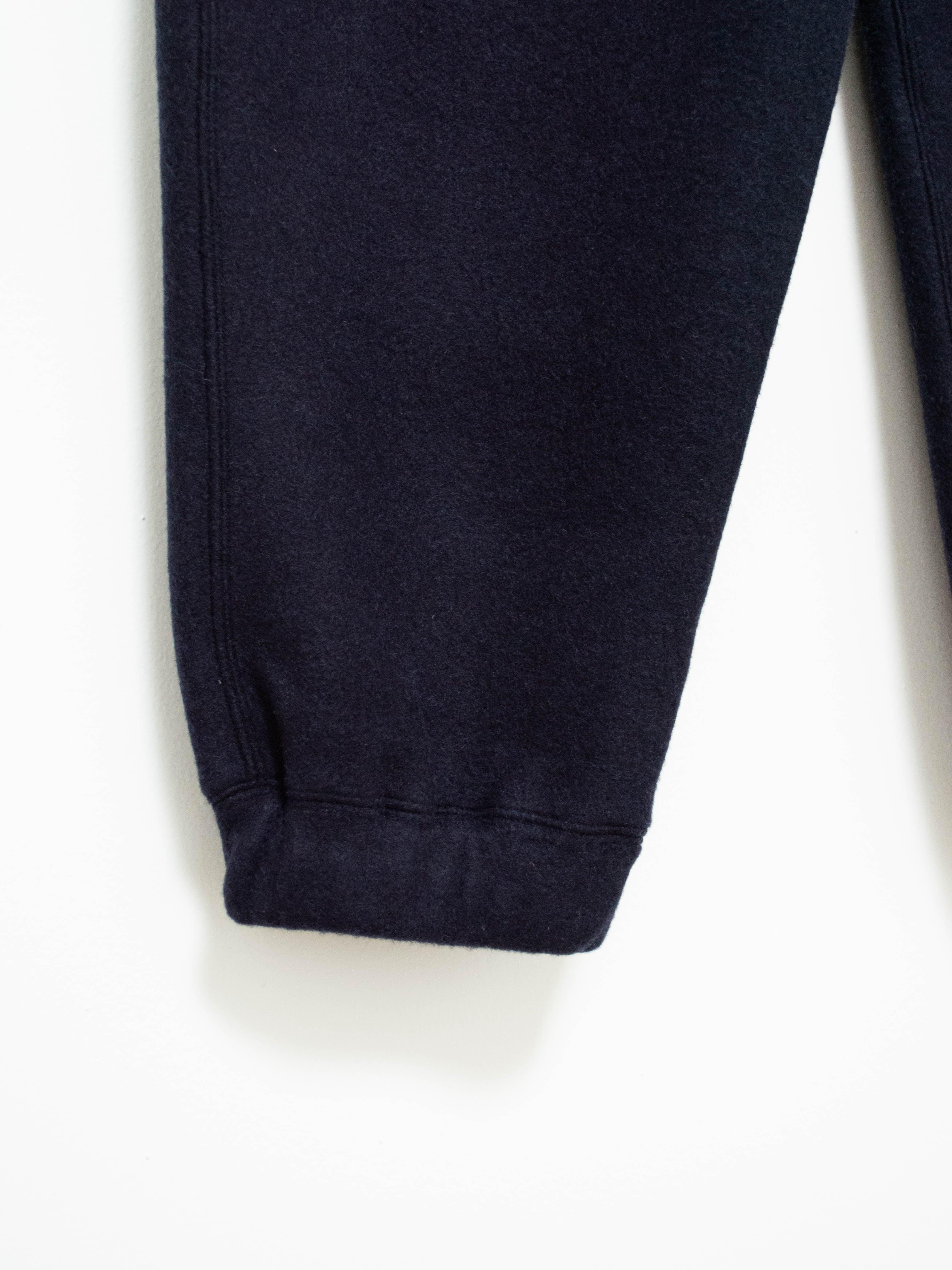 Namu Shop - ts(s) Wool Jersey Cuffed Sweatpants - Navy
