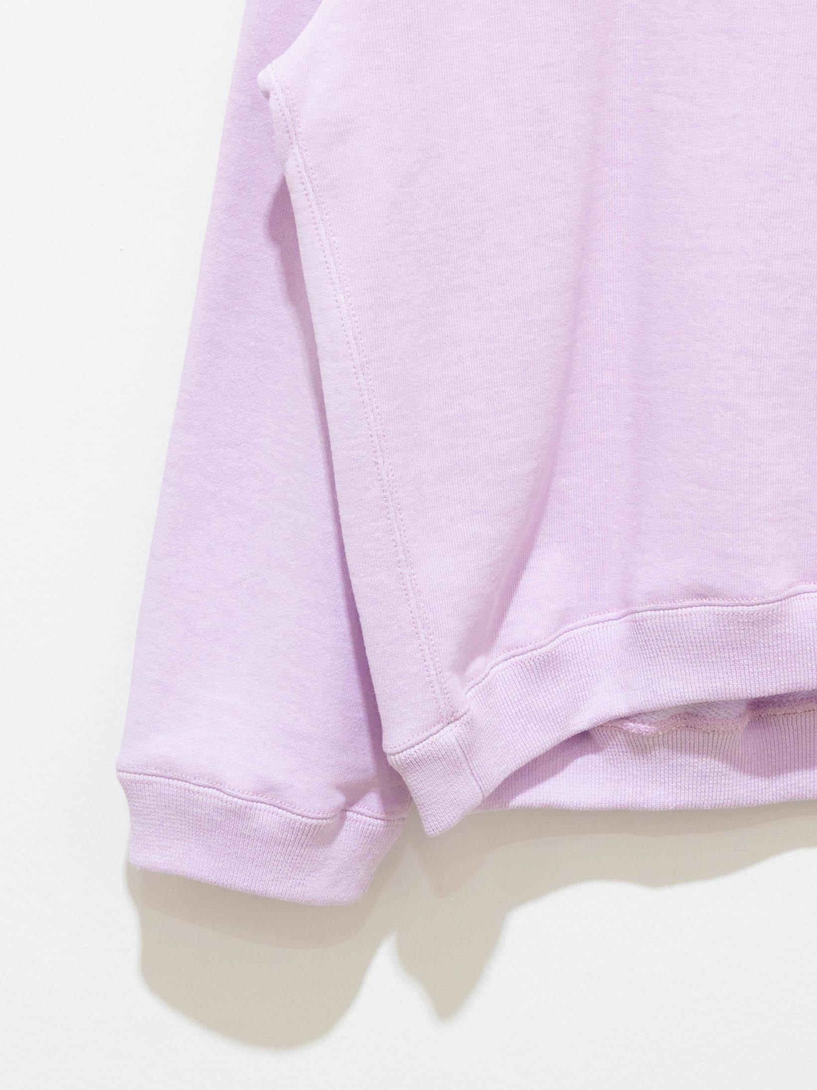 Namu Shop - Unfil Cotton Paper Terry Sweatshirt - Lilac