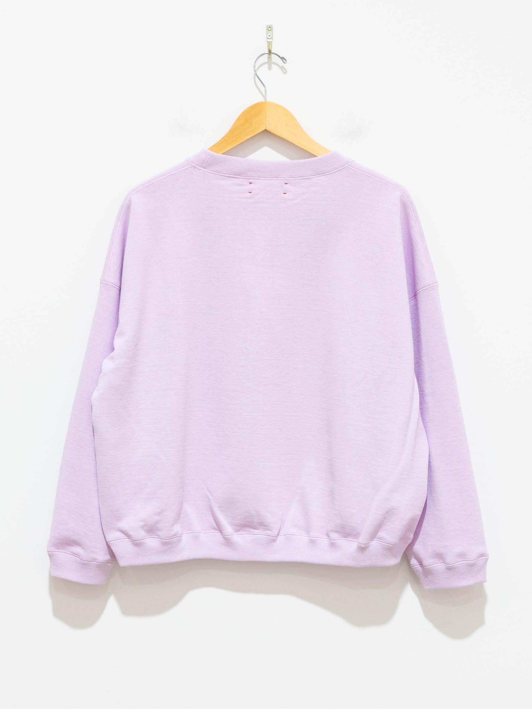 Namu Shop - Unfil Cotton Paper Terry Sweatshirt - Lilac