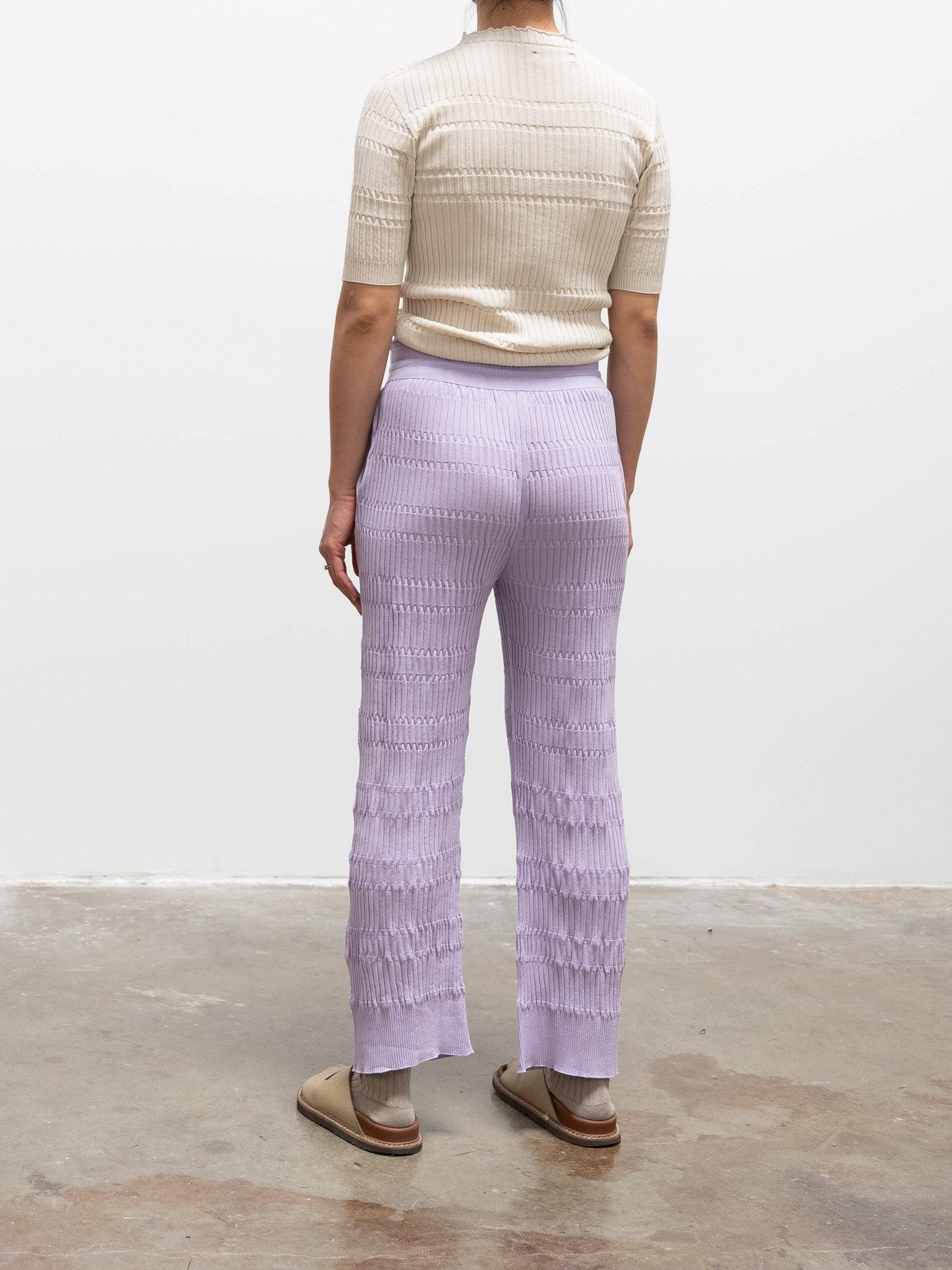 Namu Shop - Unfil High Twist Cotton Ribbed Knit - Off White