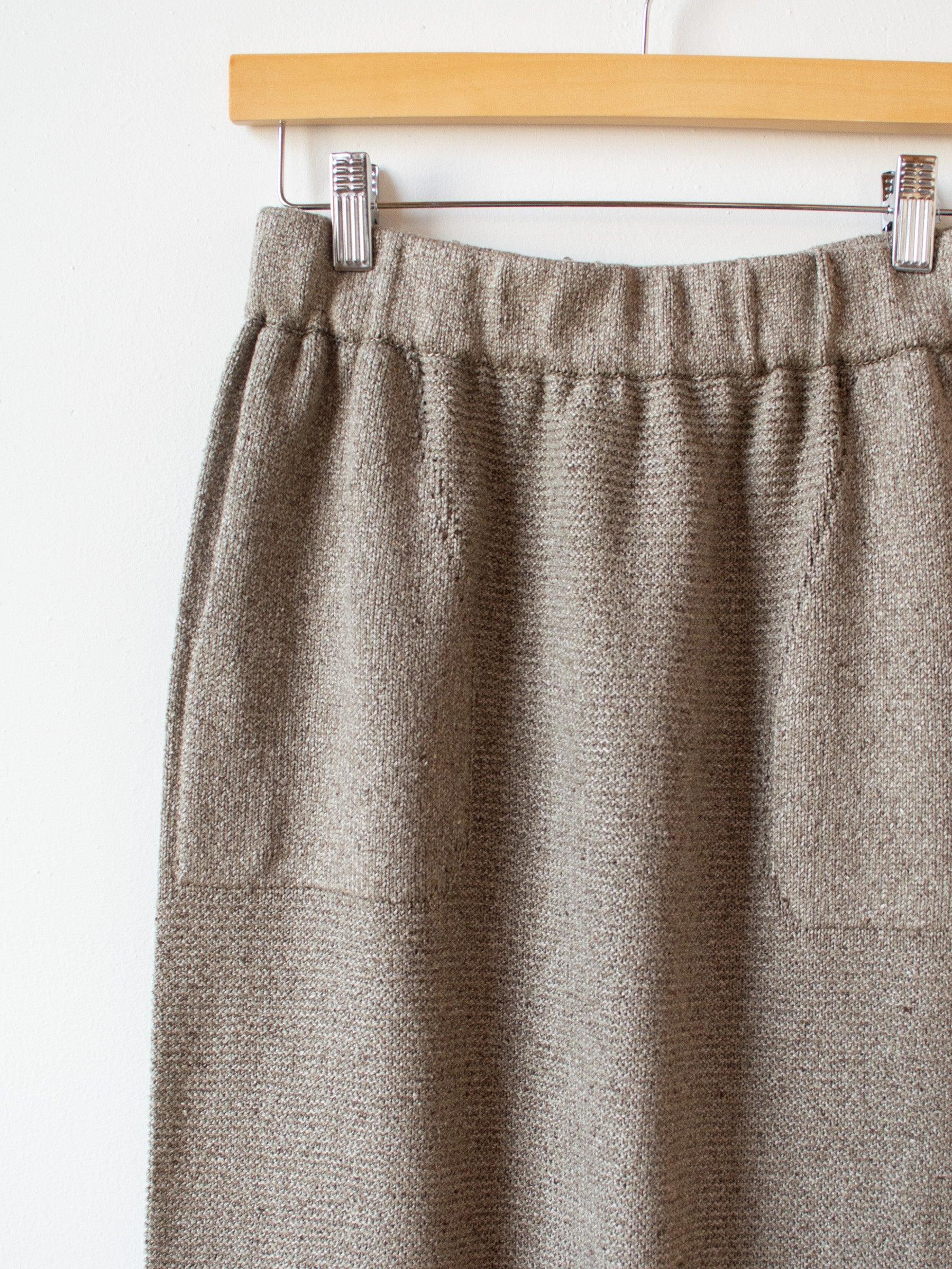 Namu Shop - Unfil Mulberry & Raw Silk Knit Skirt