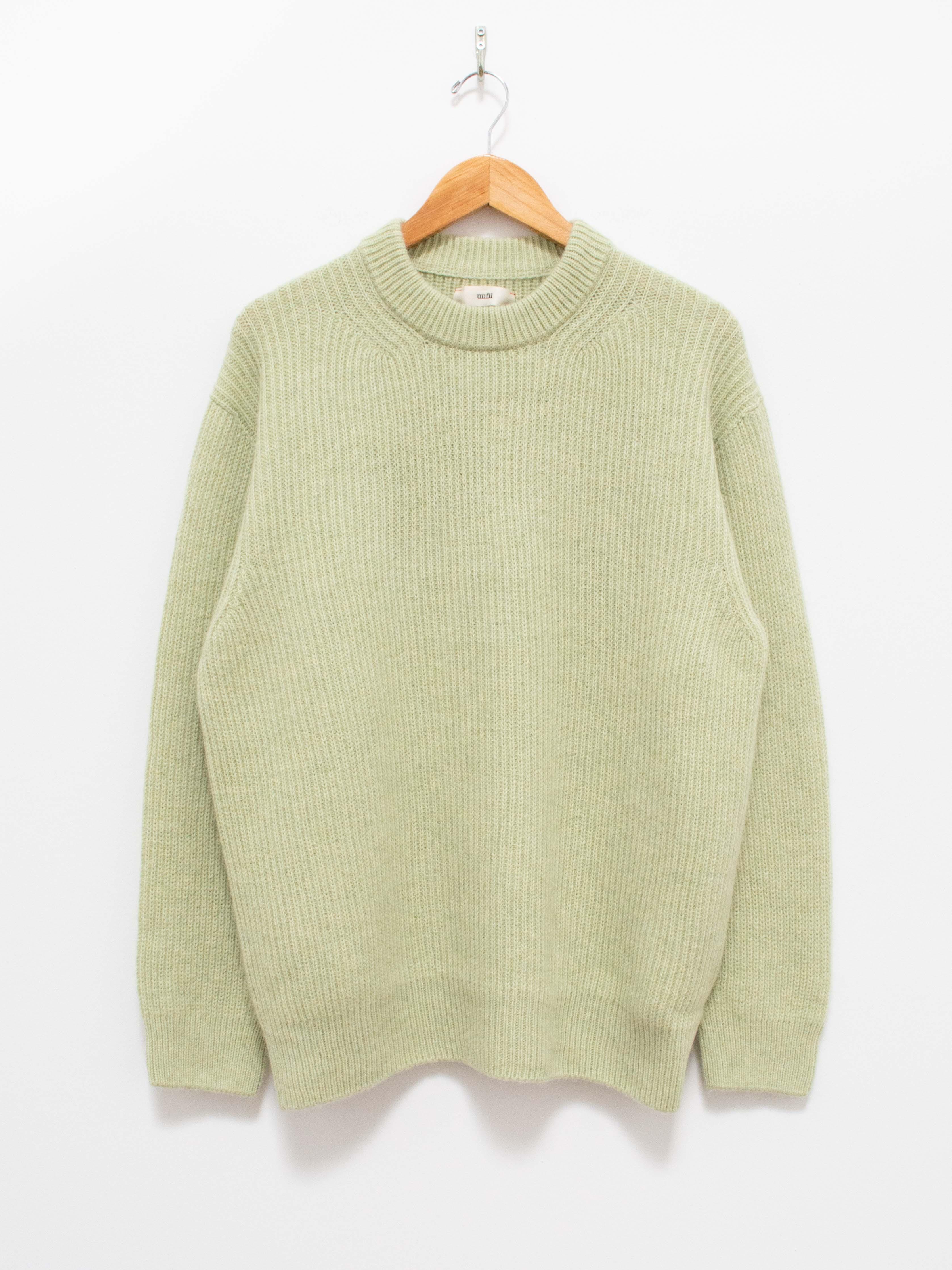 Namu Shop - Unfil Royal Baby Alpaca Sweater - Light Green