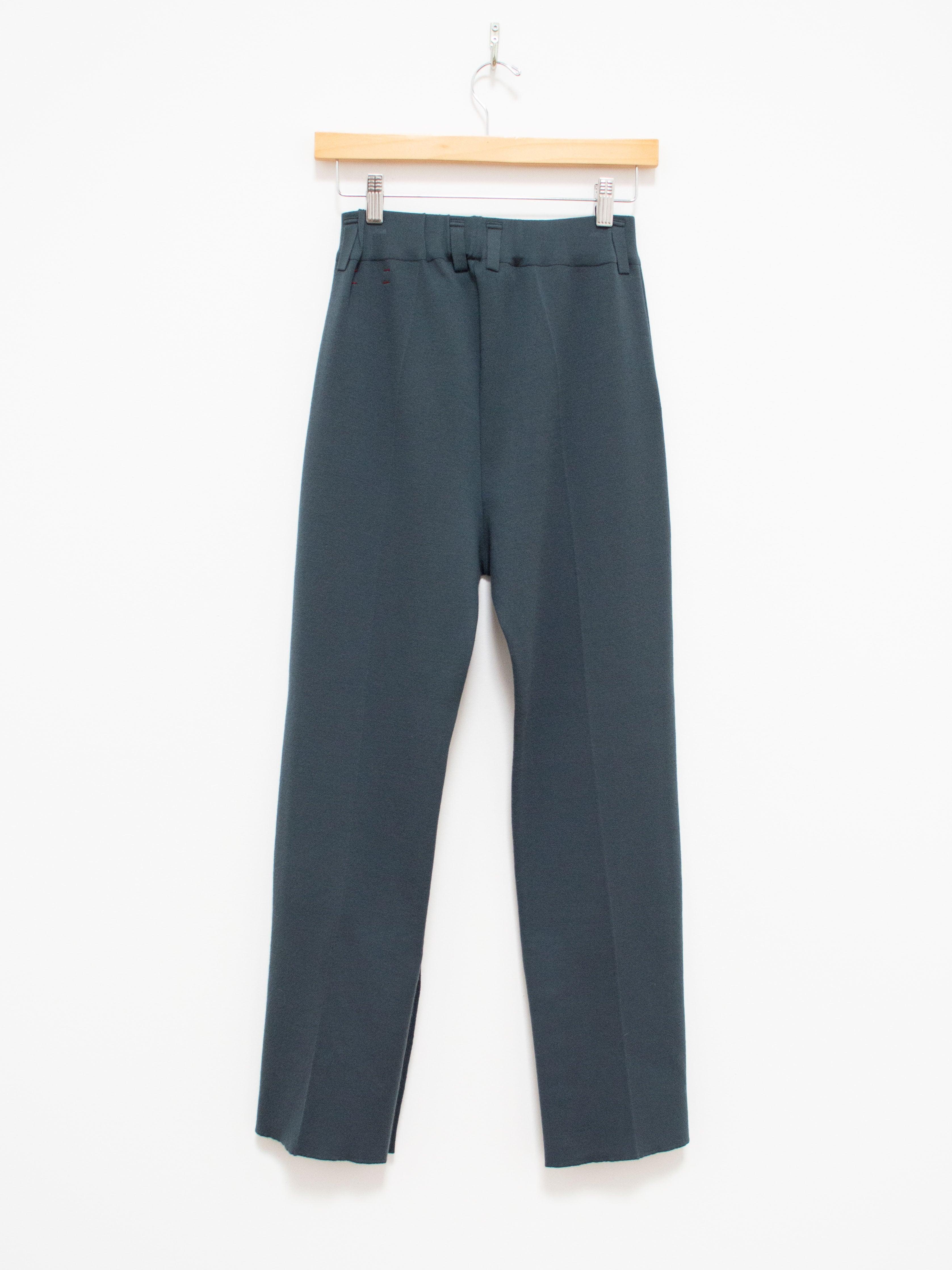 Namu Shop - Unfil Superfine Merino Smooth Knit Trousers - Blue Gray