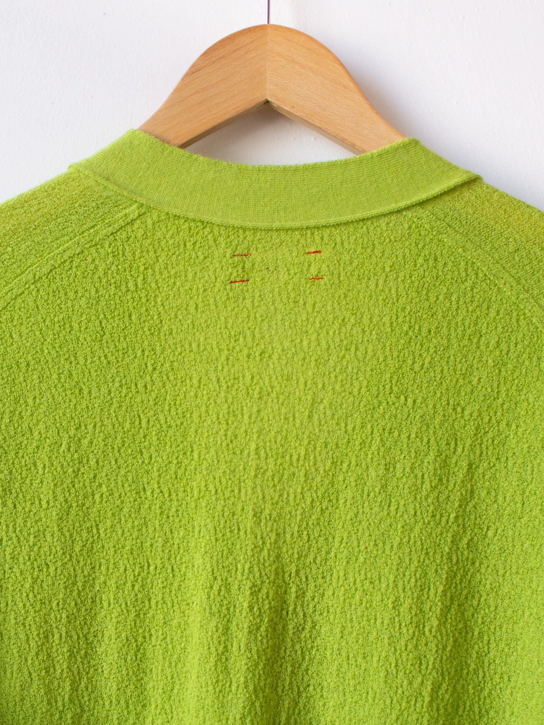 Namu Shop - Unfil Superfine Mohair Amunzen Knit Cardigan - Kiwi