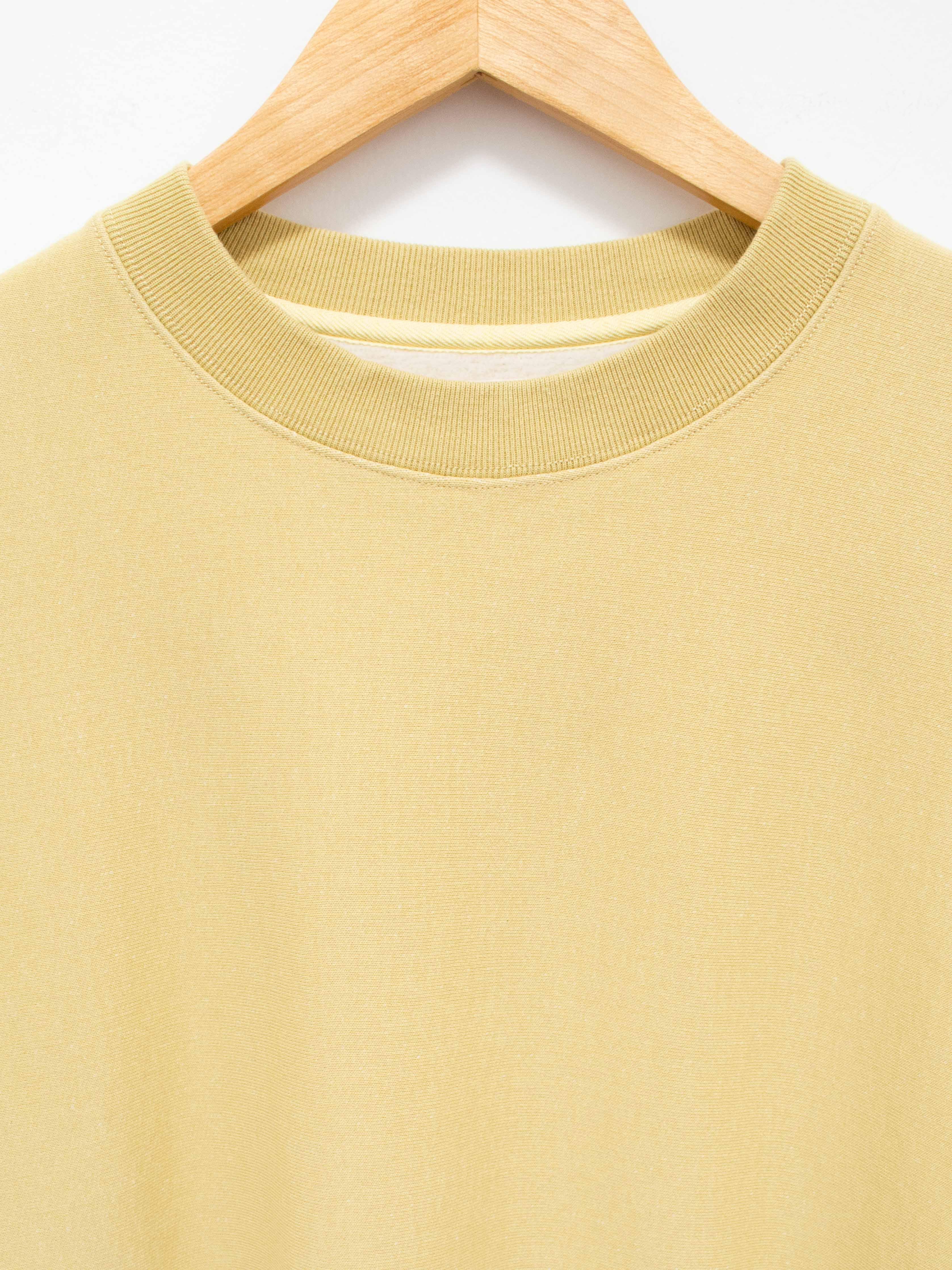 Namu Shop - Unfil Vintage Cotton Fleece Pullover - Lemon Grass