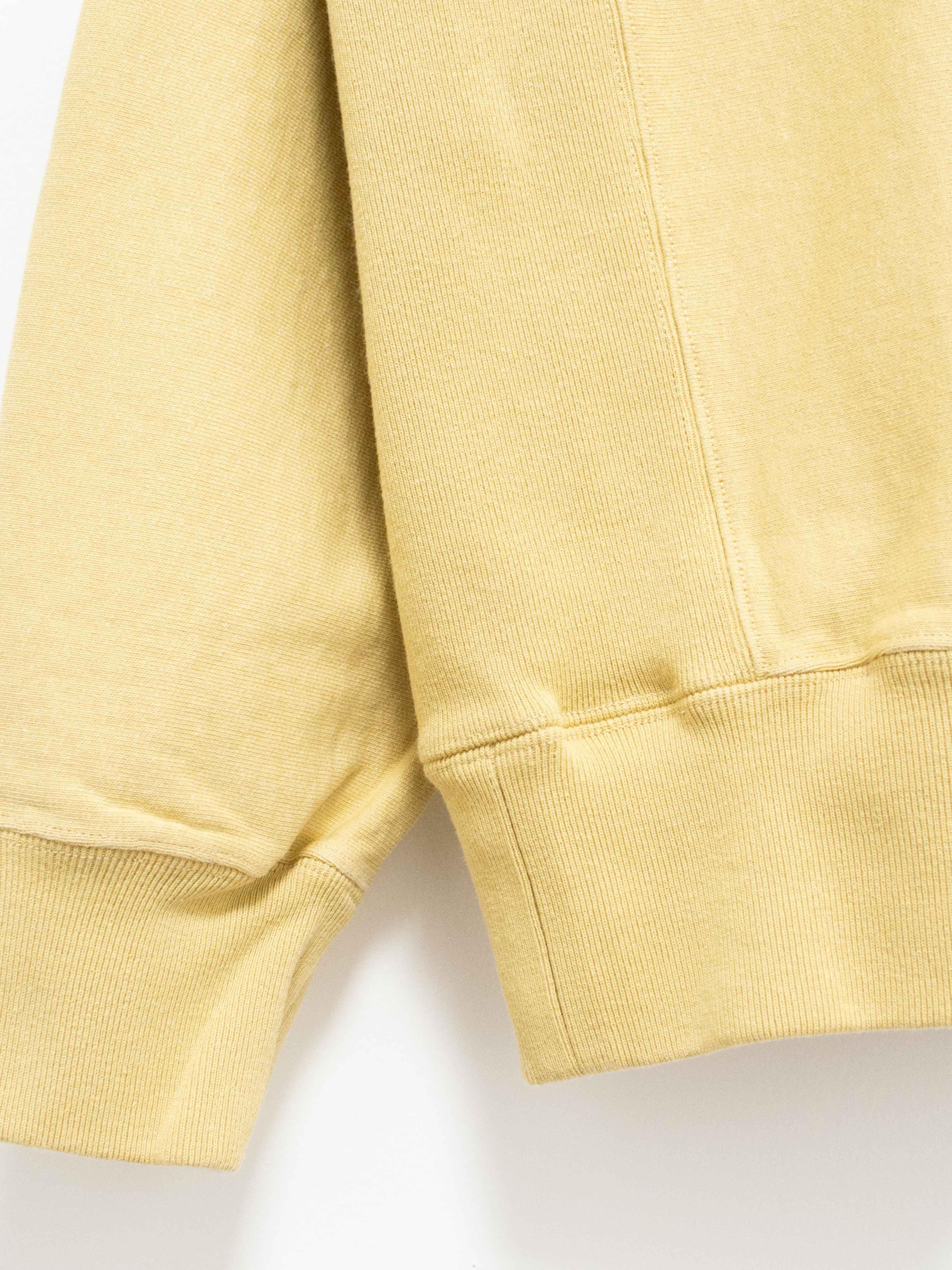Namu Shop - Unfil Vintage Cotton Fleece Pullover - Lemon Grass