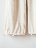 Namu Shop - Unfil Vintage Cotton Pile Wide Leg Pants - Natural