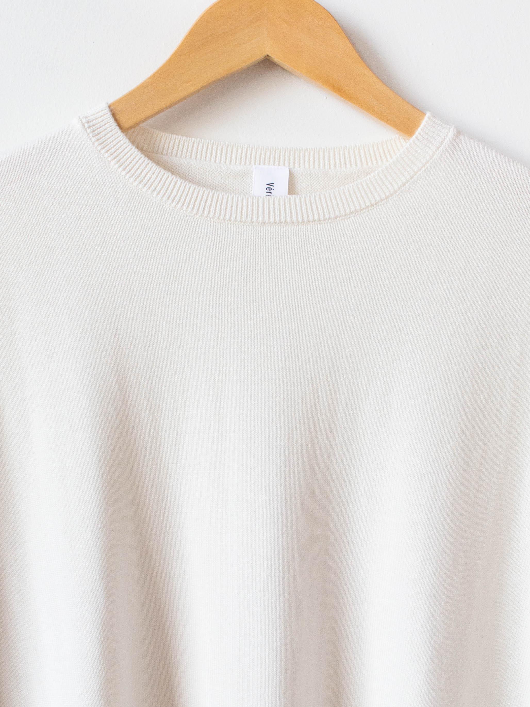Namu Shop - Veritecoeur Co / Silk / Cashmere Crewneck Knit - White