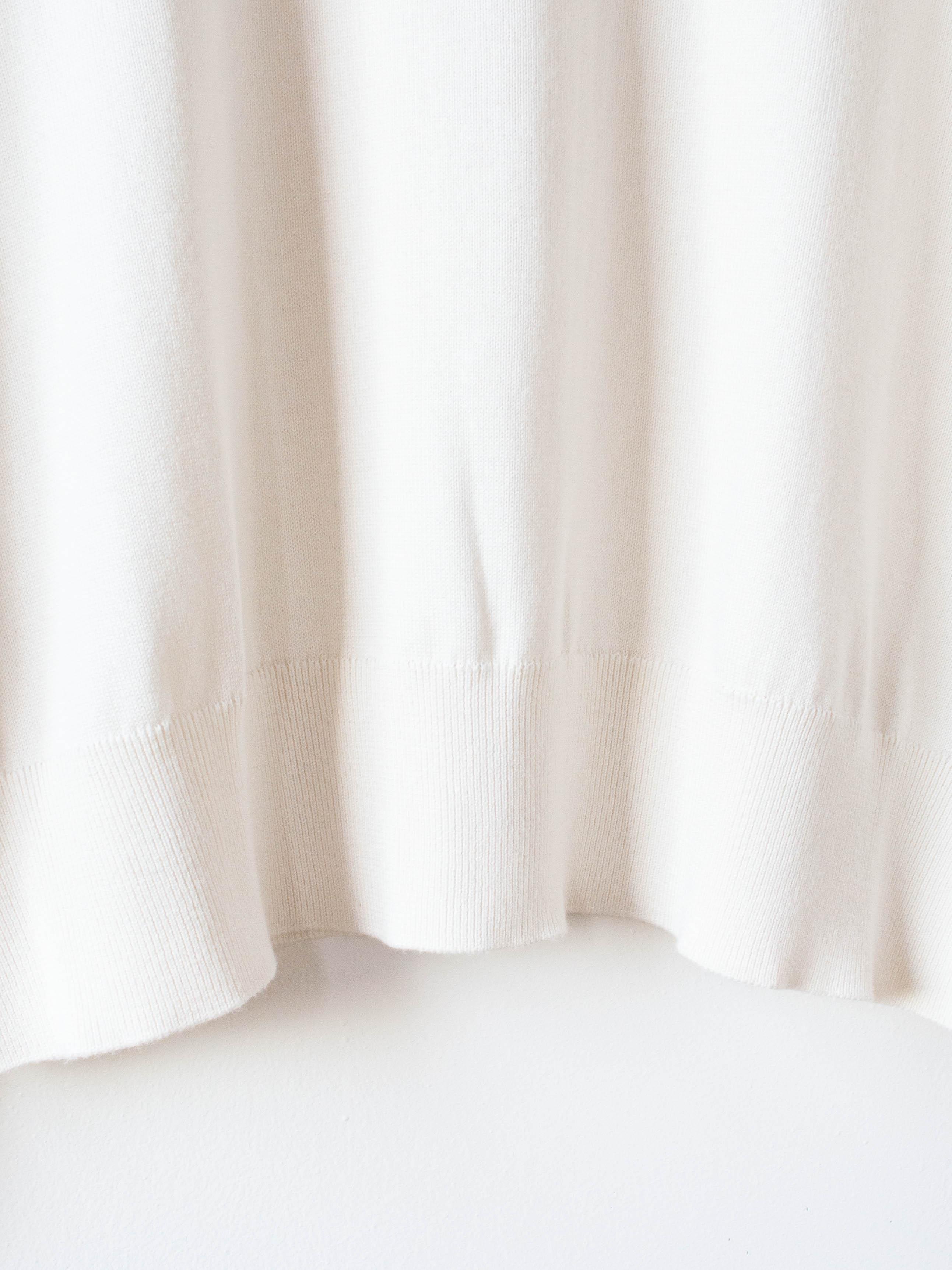 Namu Shop - Veritecoeur Co / Silk / Cashmere Crewneck Knit - White