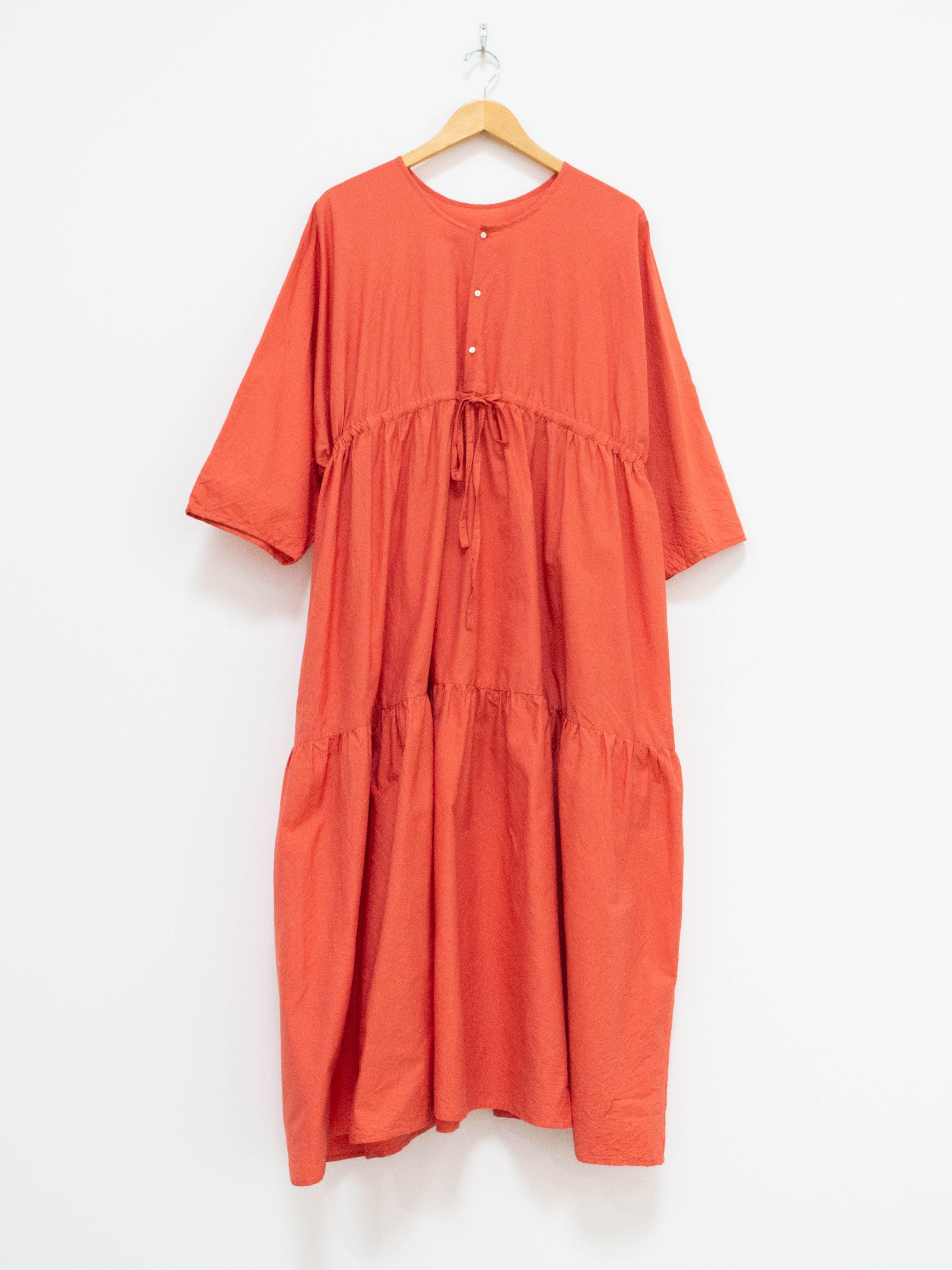 Namu Shop - Veritecoeur Co / Silk Two Way Dress - Orange Red