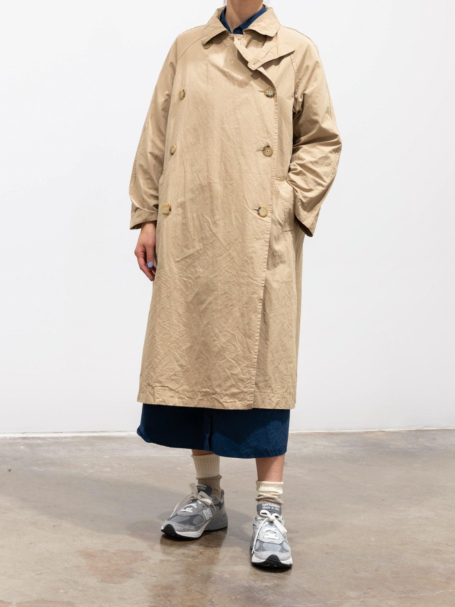 Namu Shop - Veritecoeur Co/Li Double Breasted Coat - Beige