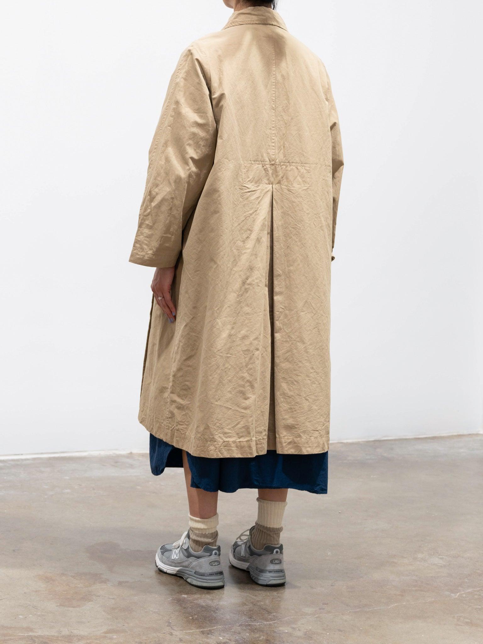Namu Shop - Veritecoeur Co/Li Double Breasted Coat - Beige