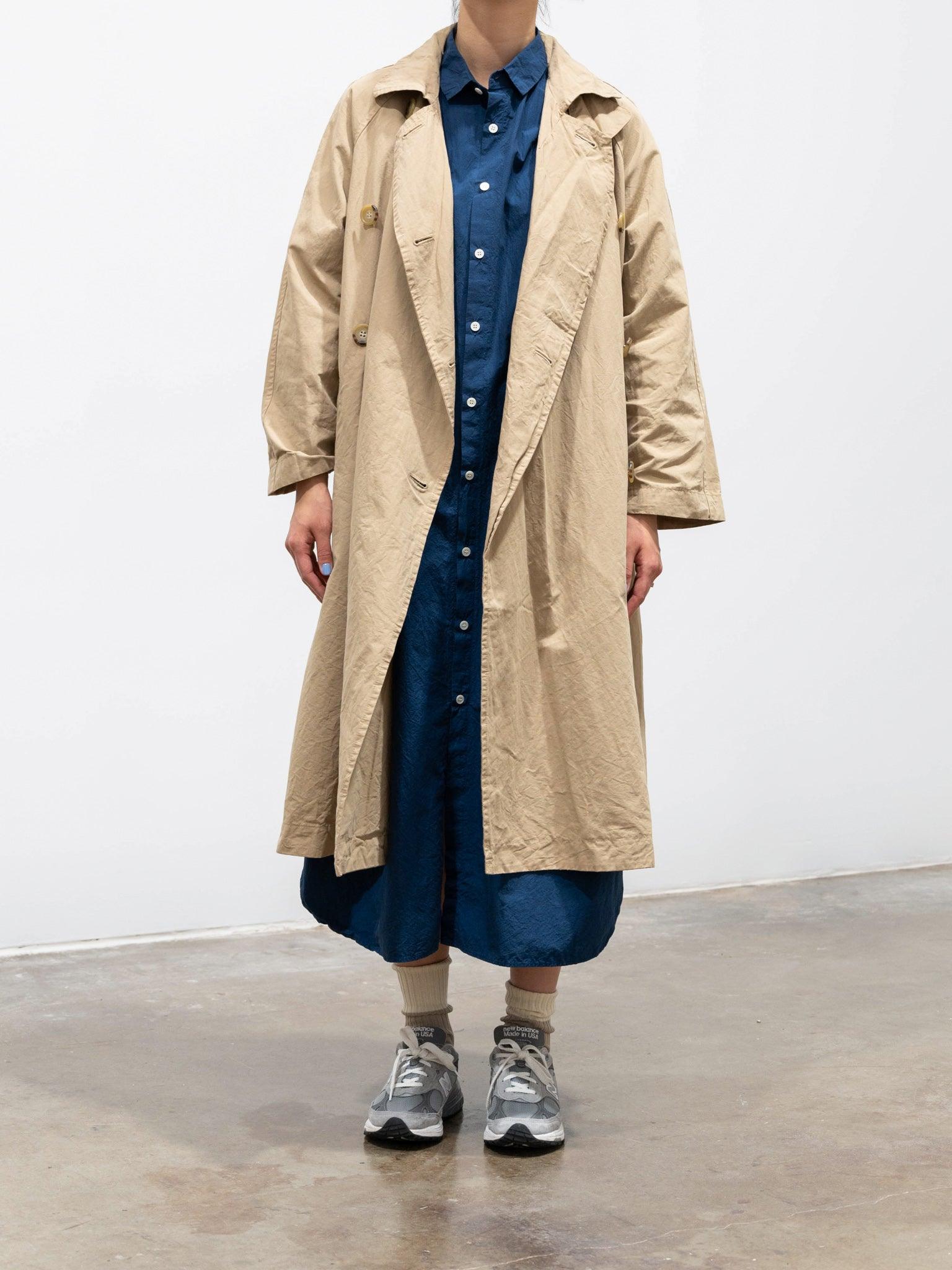 Namu Shop - Veritecoeur Co/Li Double Breasted Coat - Beige