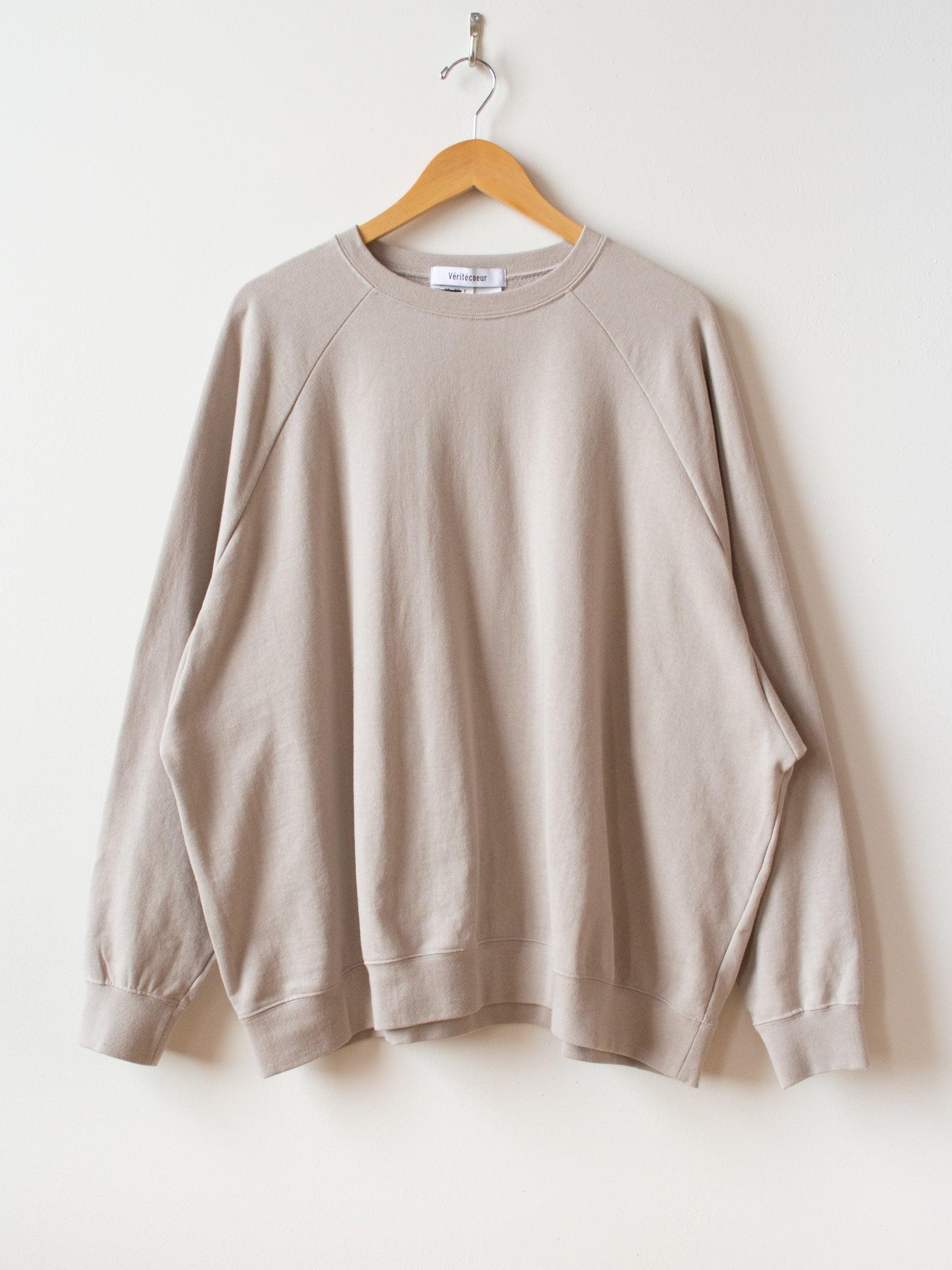 Namu Shop - Veritecoeur Cotton Big Sweatshirt - Beige