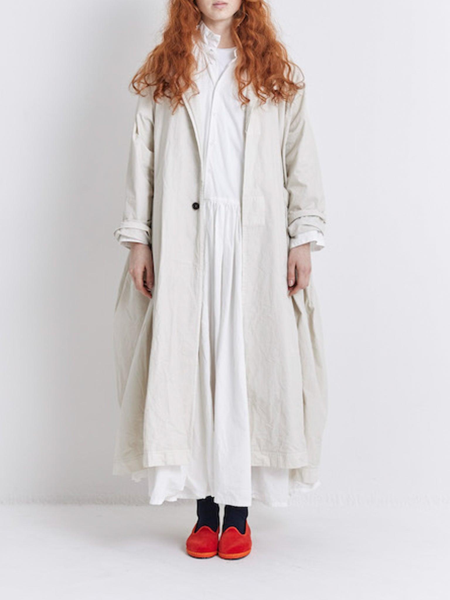 Namu Shop - Veritecoeur Gather Pocket Coat - Greige