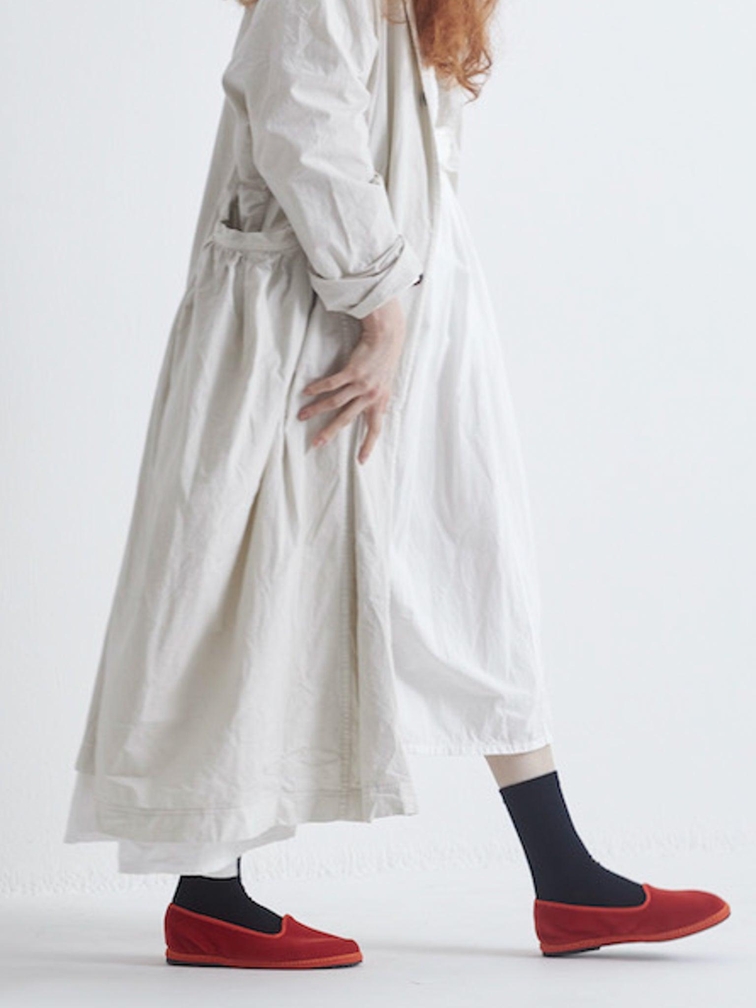 Namu Shop - Veritecoeur Gather Pocket Coat - Greige