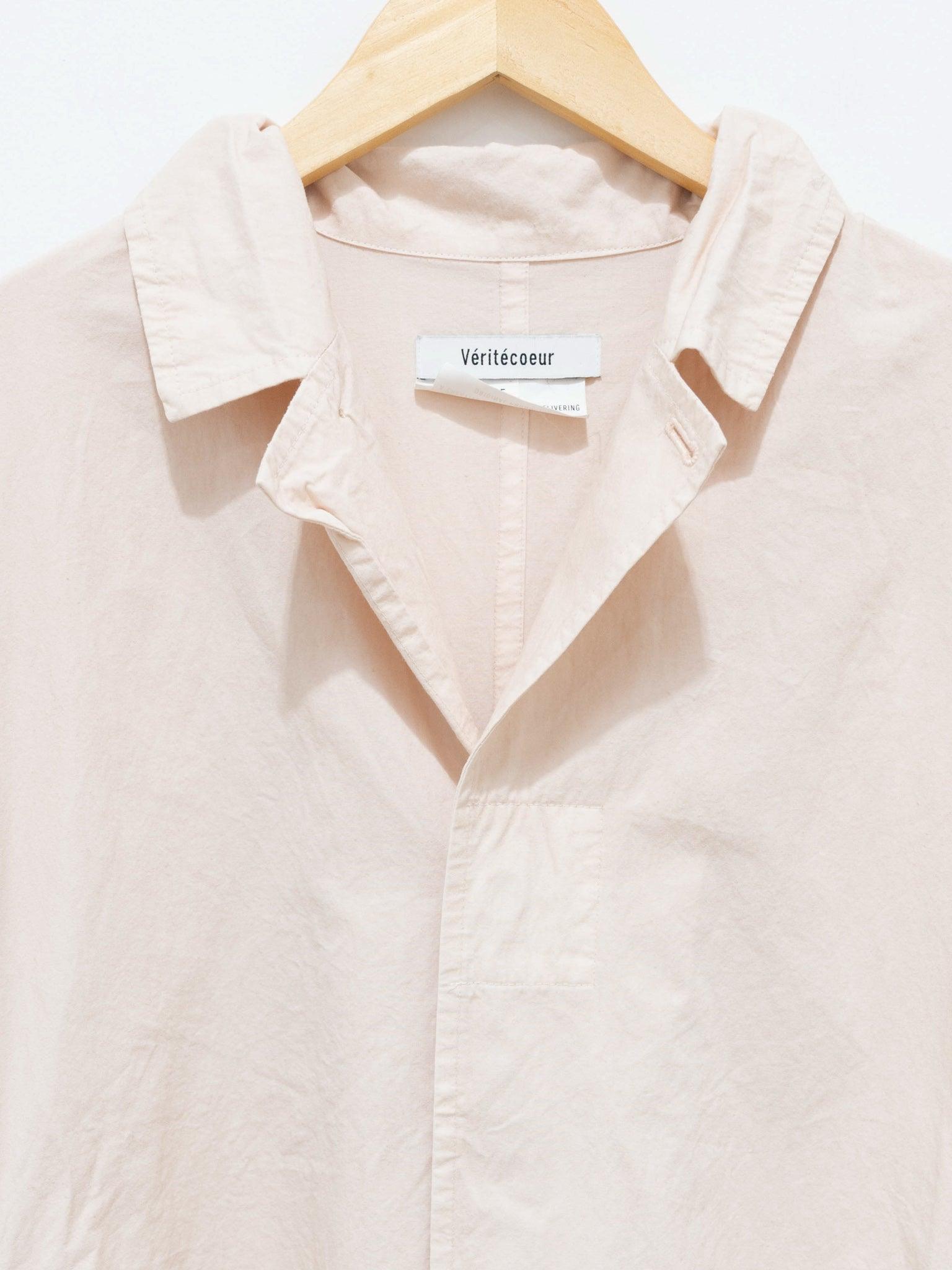 Namu Shop - Veritecoeur Gather Pocket Coat - Light Pink