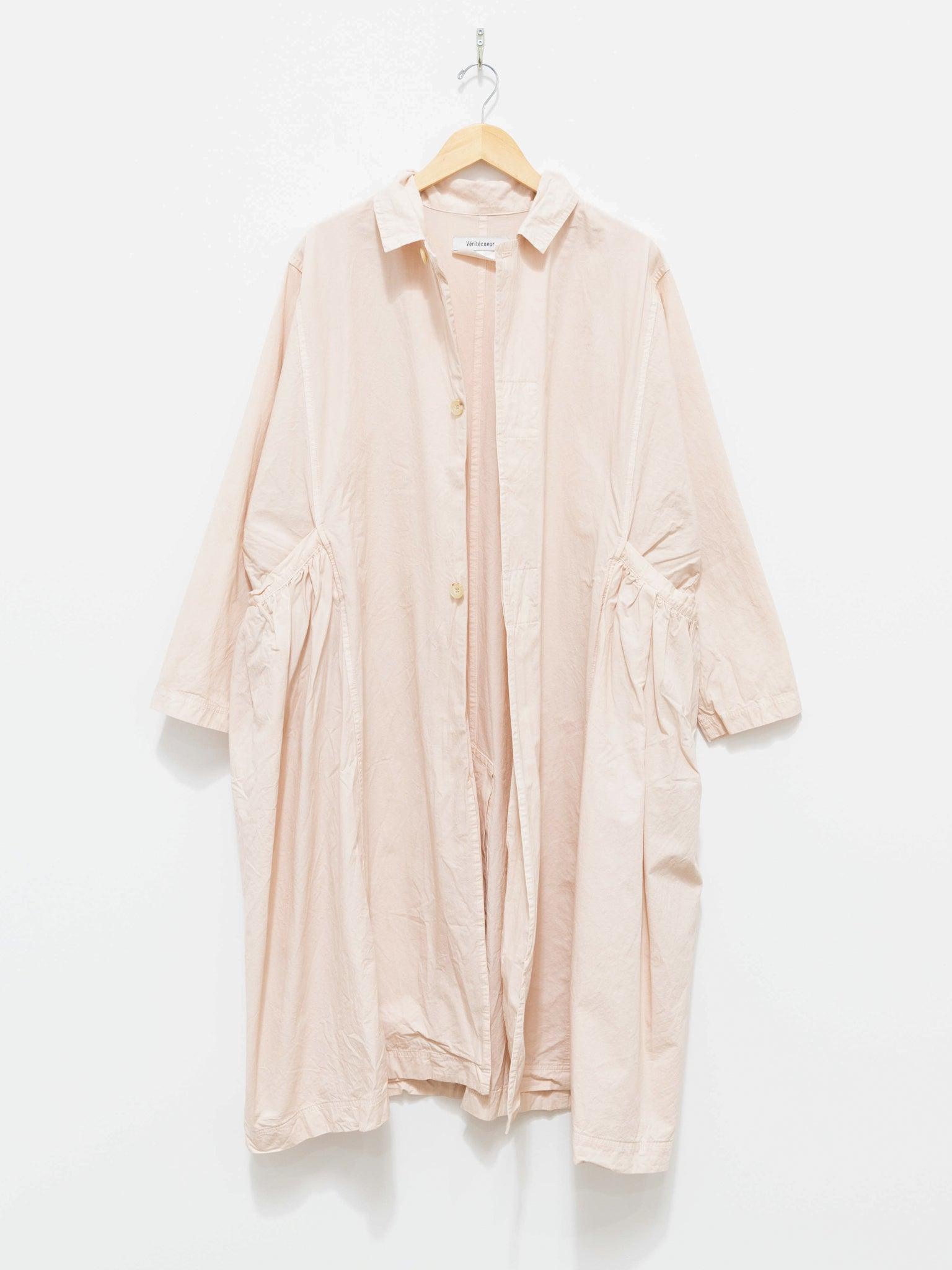 Namu Shop - Veritecoeur Gather Pocket Coat - Light Pink