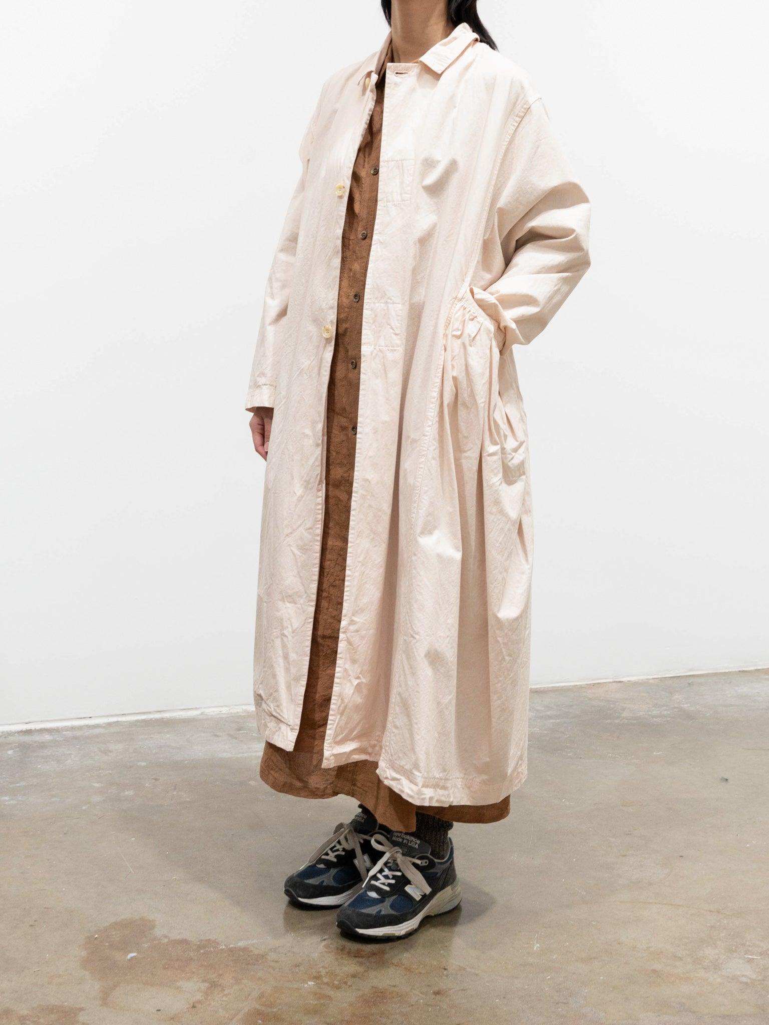 Namu Shop - Veritecoeur Gather Pocket Coat - Light Pink