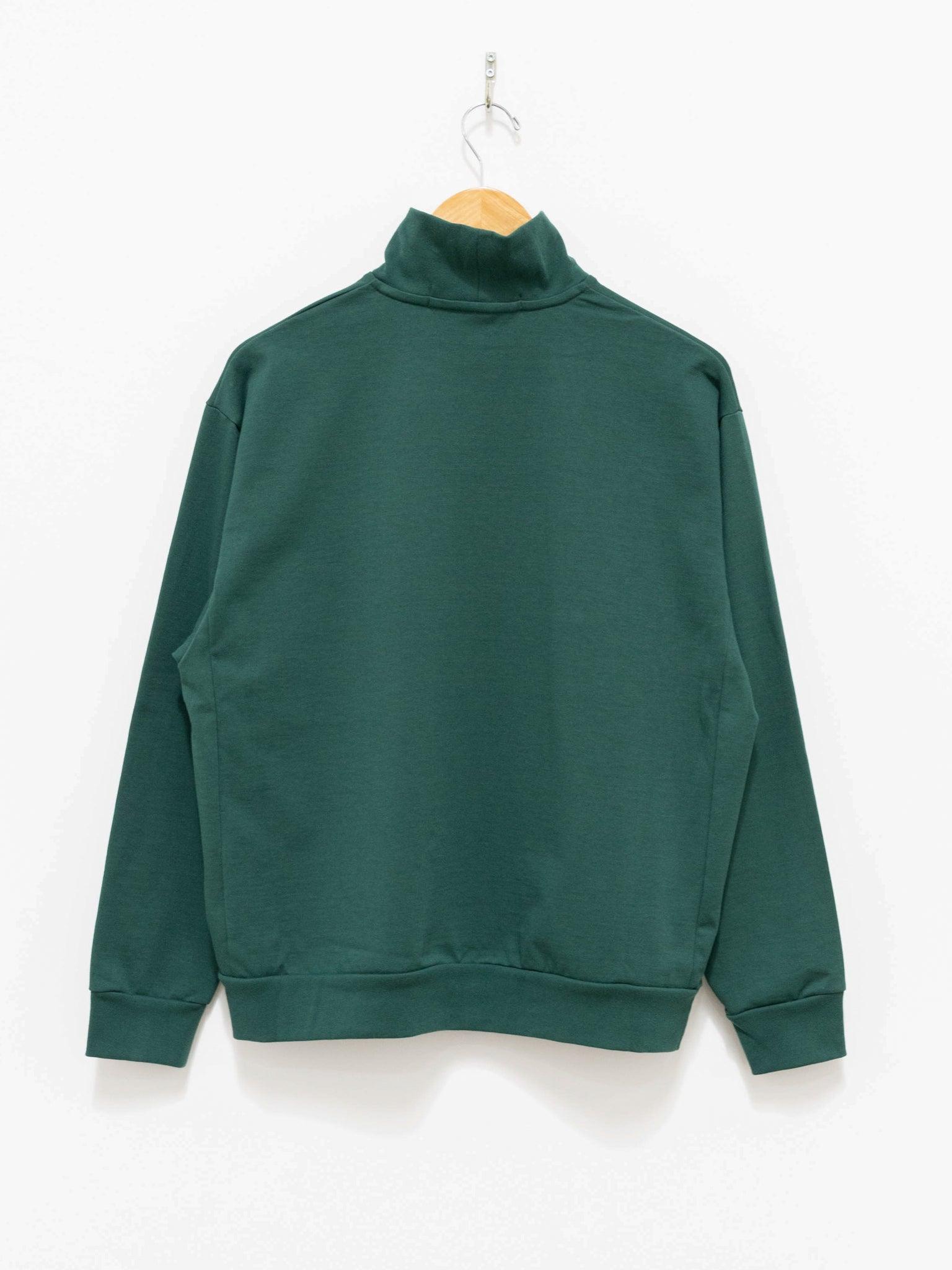 Namu Shop - Veritecoeur High Neck Long Sleeve Tee - Green