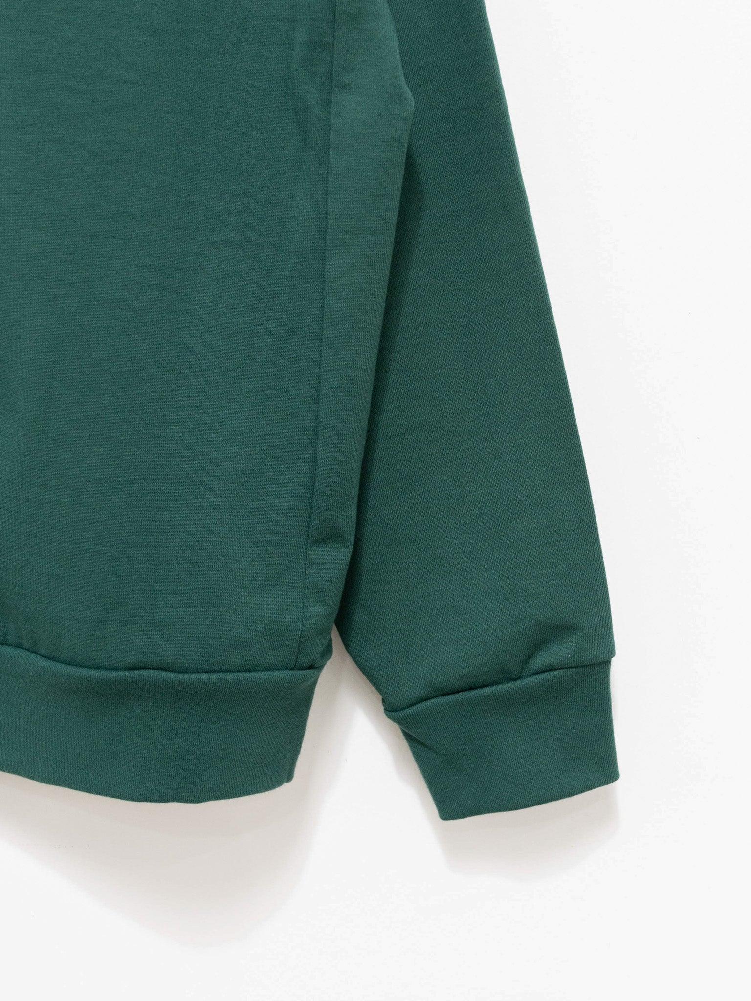 Namu Shop - Veritecoeur High Neck Long Sleeve Tee - Green