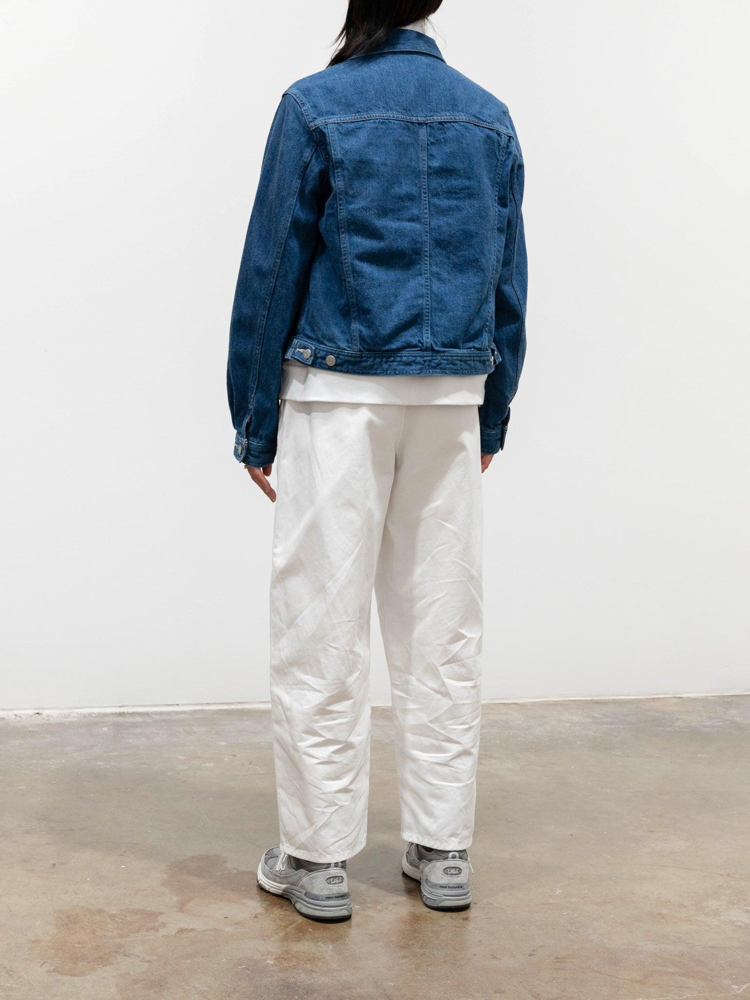Namu Shop - Veritecoeur High Neck Long Sleeve Tee - White