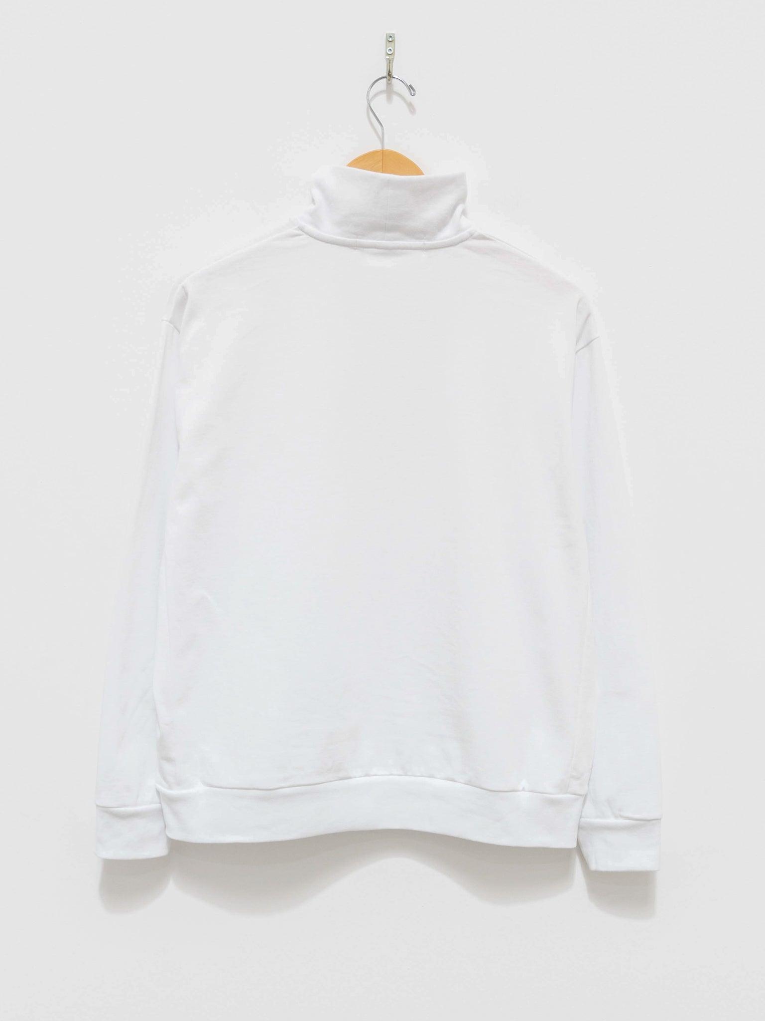 Namu Shop - Veritecoeur High Neck Long Sleeve Tee - White