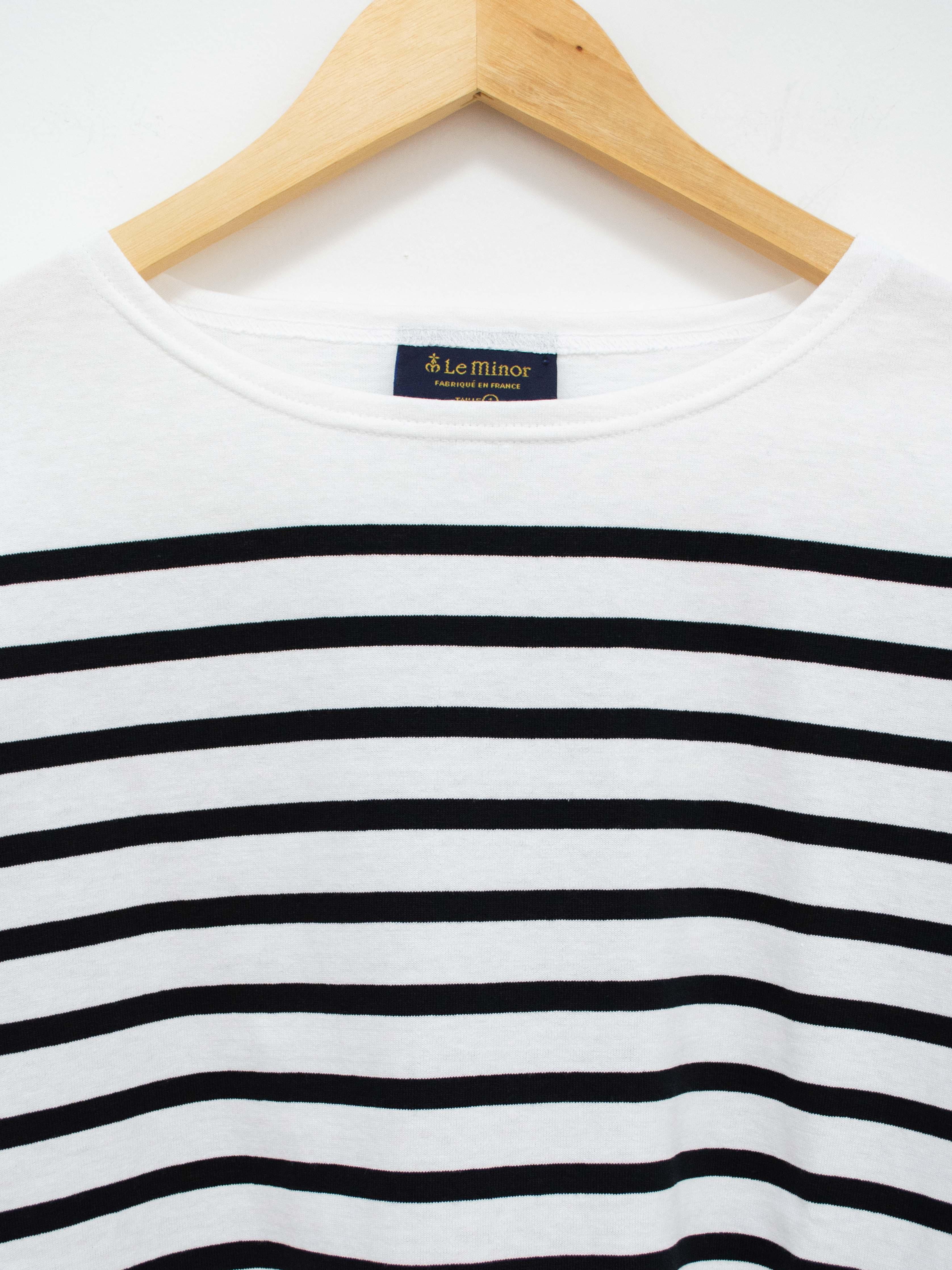 Namu Shop - Veritecoeur Le Minor Border Longsleeve Tee - Black x White