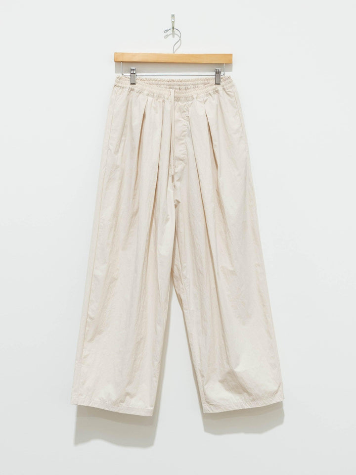 Namu Shop - Veritecoeur Recycled Nylon Tucked Pants - Cream
