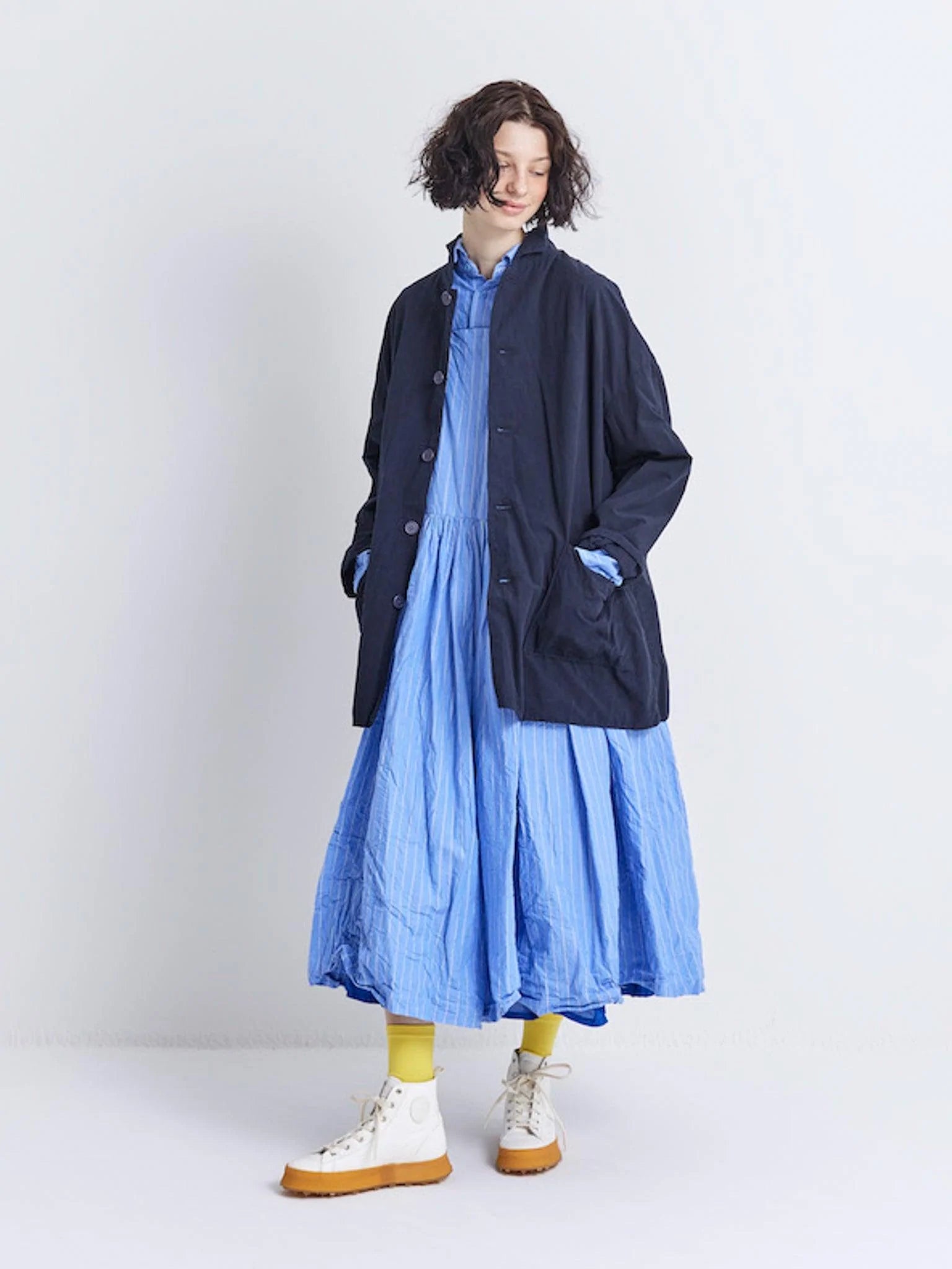 Namu Shop - Veritecoeur Relaxed Chore Jacket - White