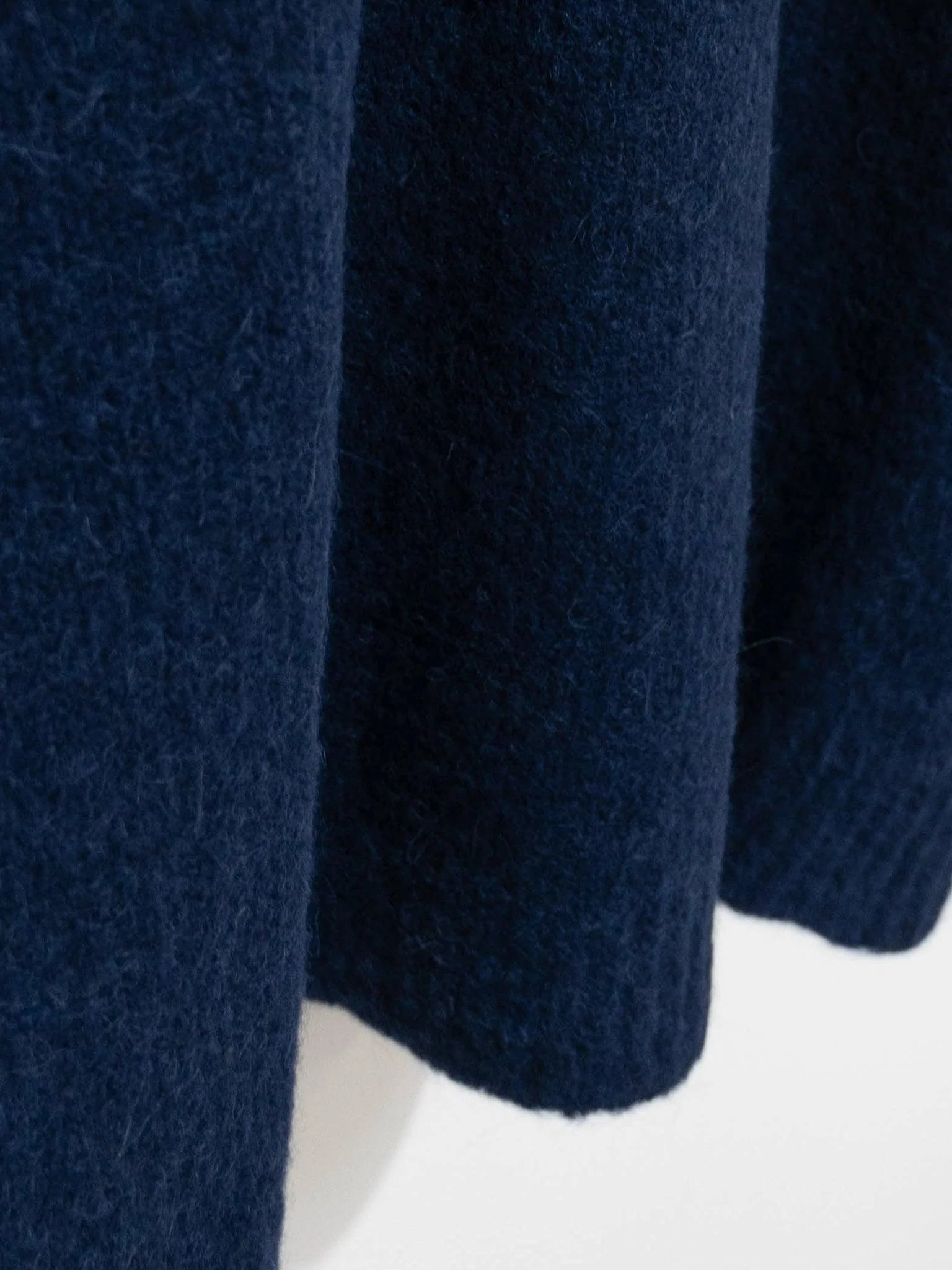 Namu Shop - Veritecoeur Shaggy Turtleneck Knit - Navy