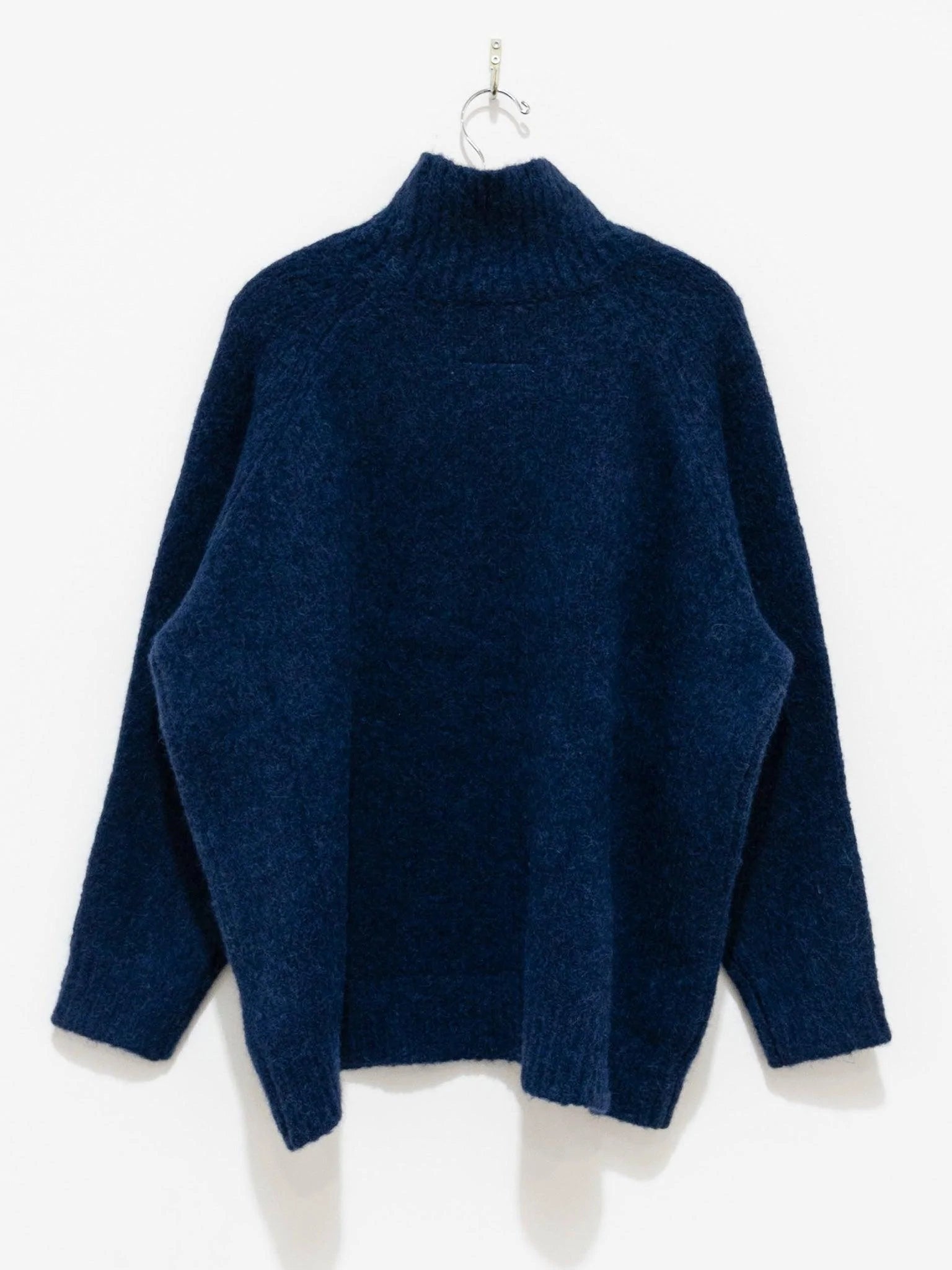 Namu Shop - Veritecoeur Shaggy Turtleneck Knit - Navy