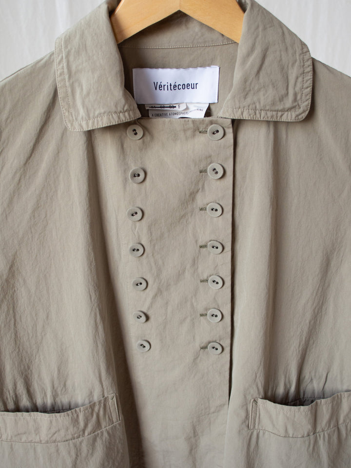 Namu Shop - Veritecoeur Typewriter Cotton Shirt Jacket