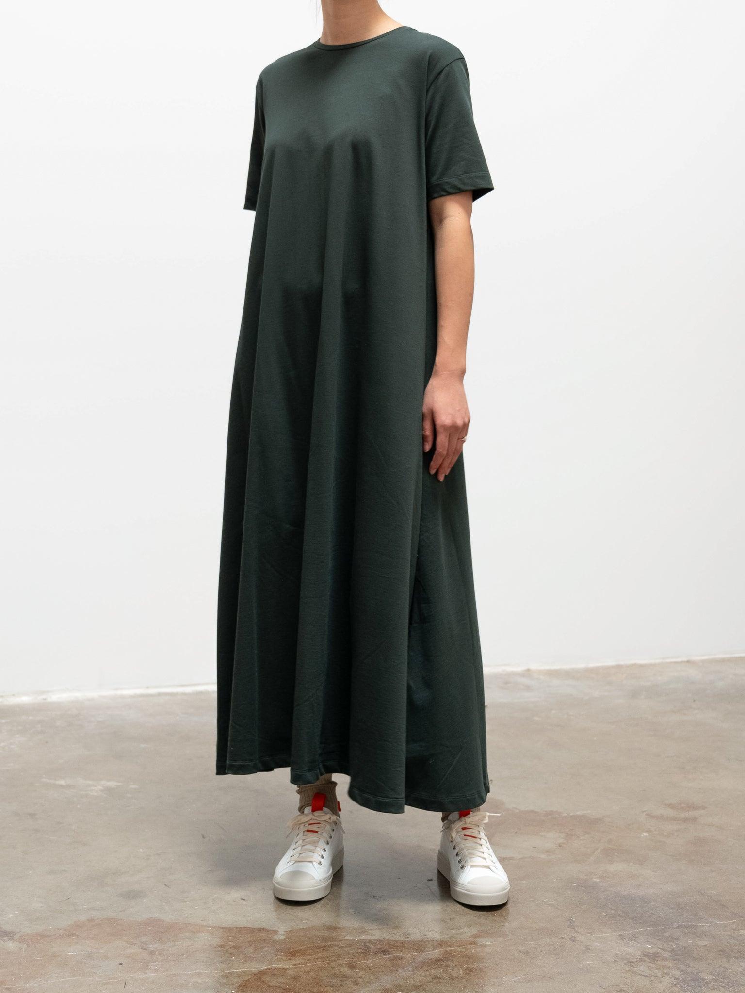 Namu Shop - Yleve Organic Cotton S/S Dress - Slate Green