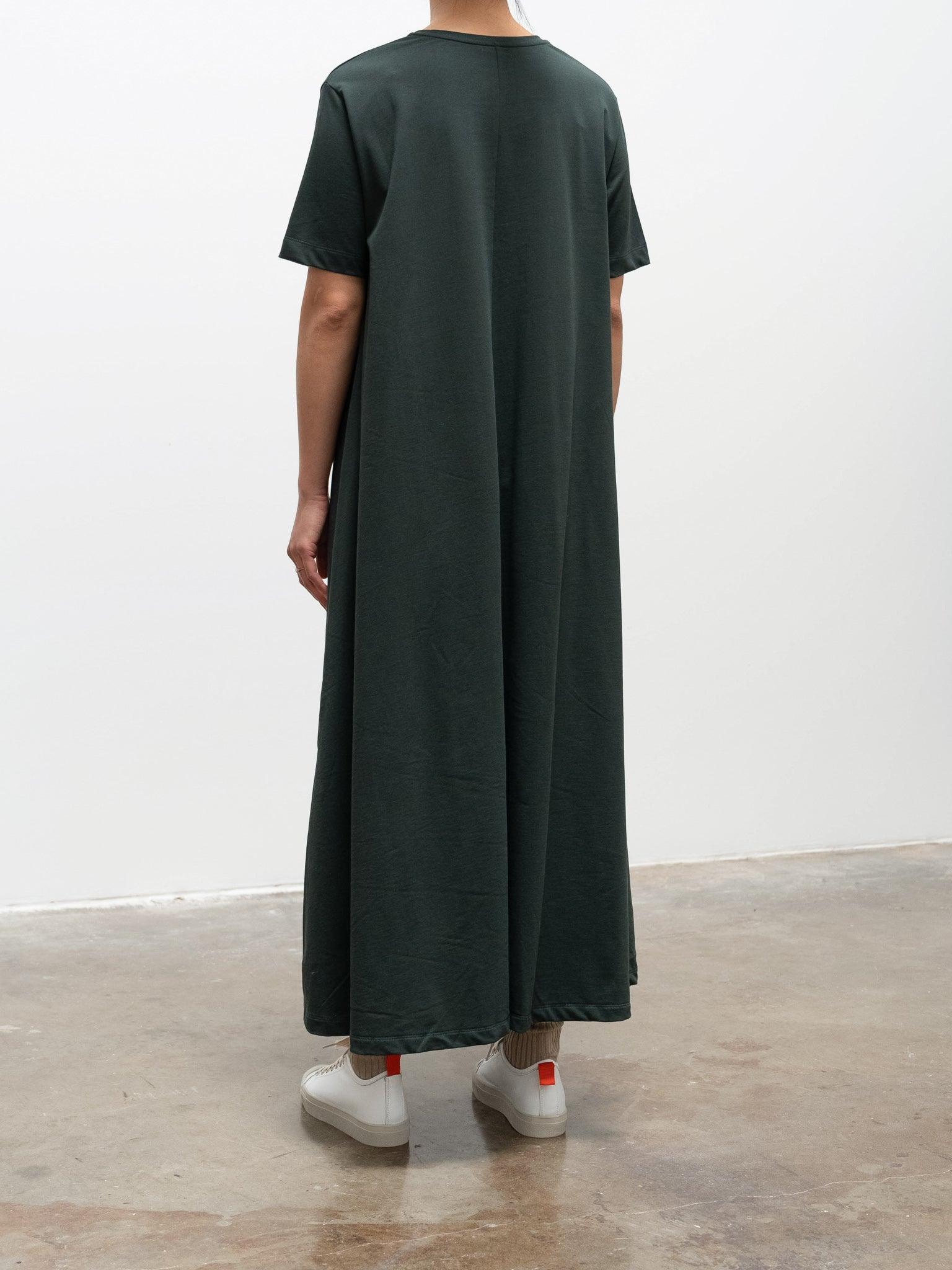 Namu Shop - Yleve Organic Cotton S/S Dress - Slate Green