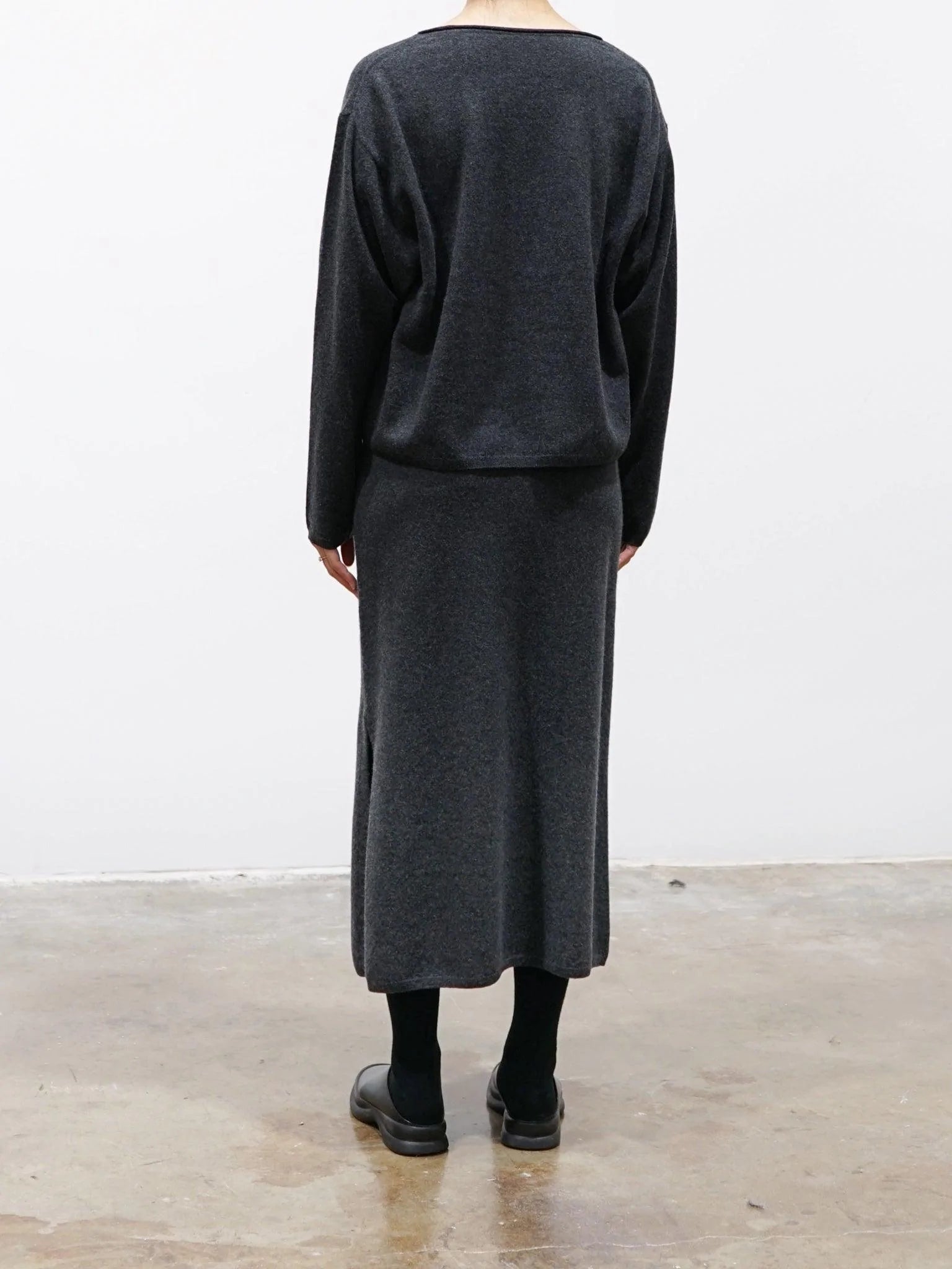 Namu Shop - Yleve Wool Cashmere Knit - Charcoal