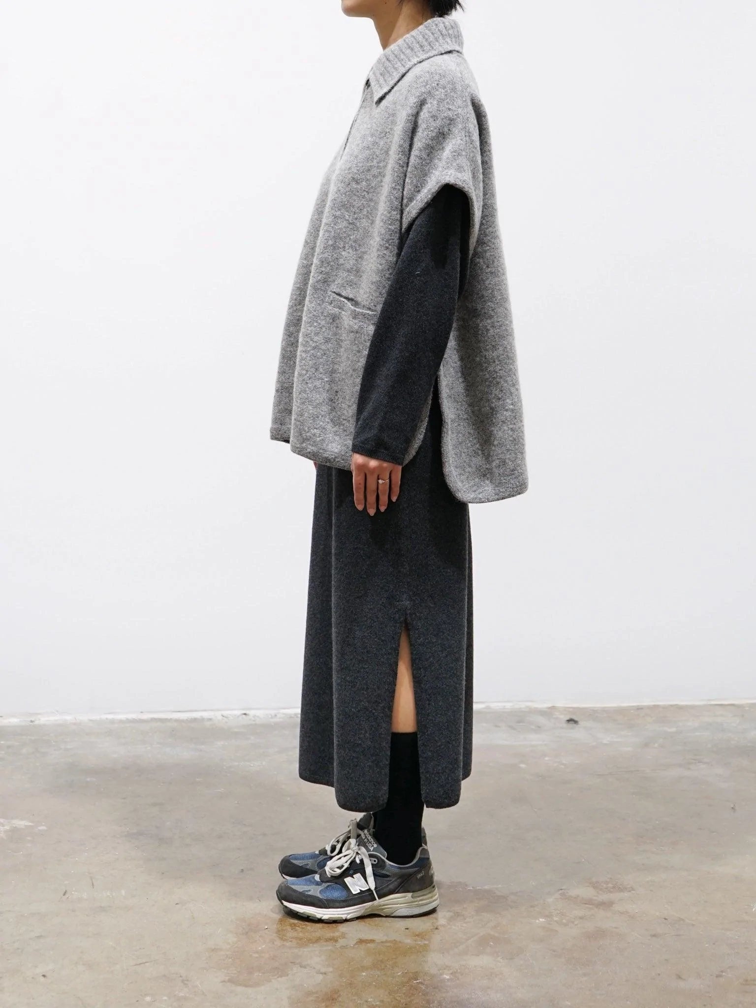Namu Shop - Yleve Wool Cashmere Knit - Charcoal